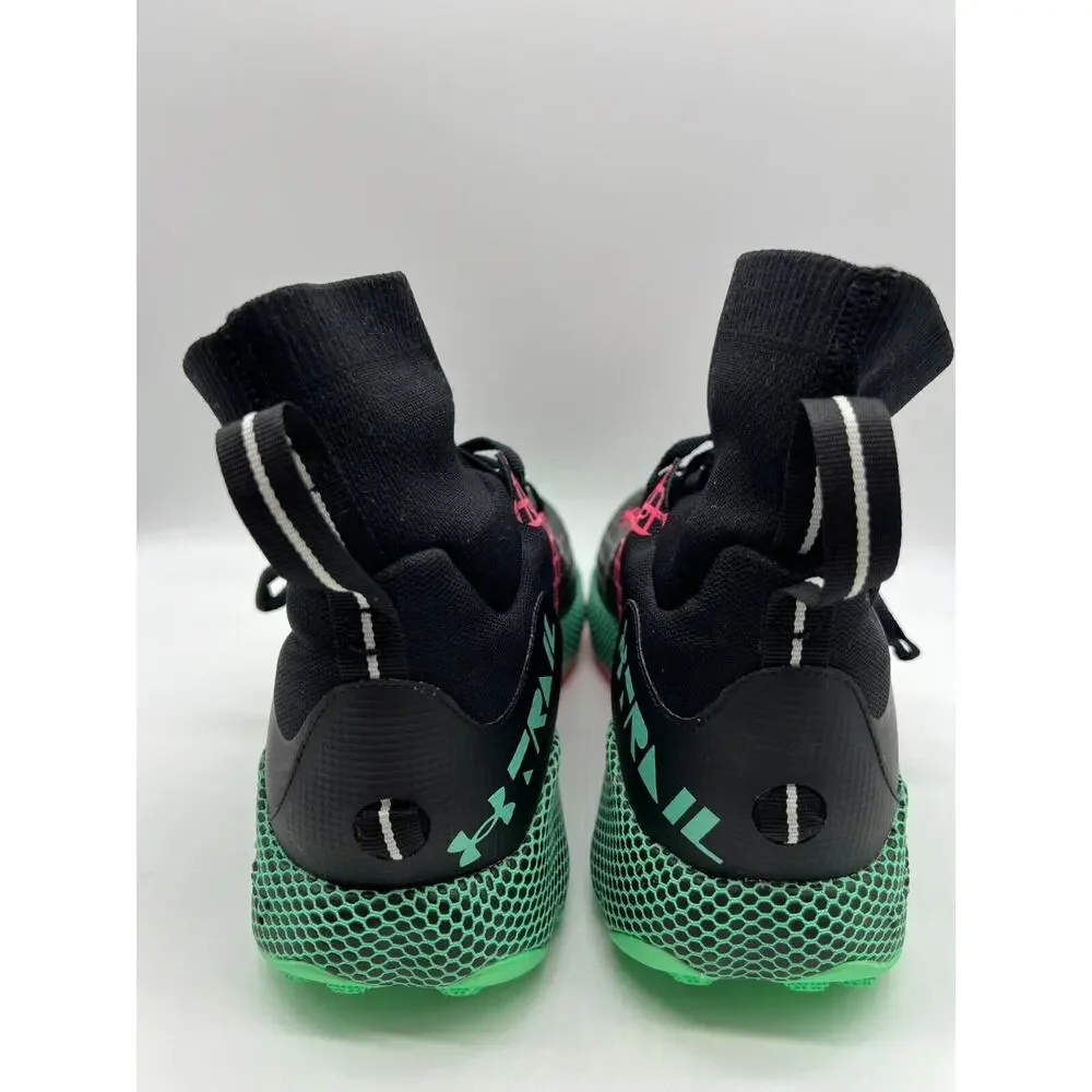Under Armour HOVR Ridge Trek Black Chestnut Red Green 3025581-001 Men's Size 13